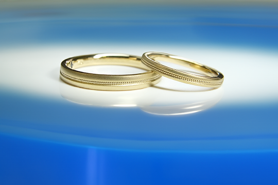 結婚指輪ペアご注文例