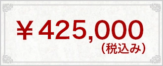 ￥425,000(税込み）
