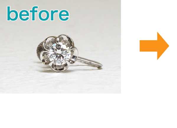 ビフォー指輪リフォーム実例375
