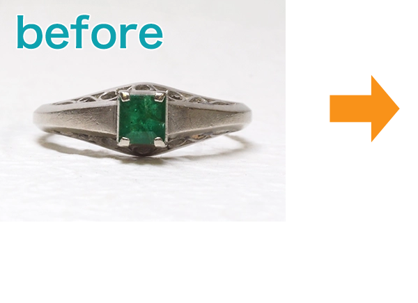 ビフォー指輪リフォーム実例378