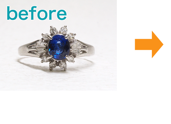 ビフォー指輪リフォーム実例380