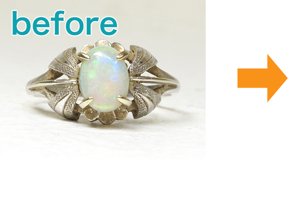 ビフォー指輪リフォーム実例381